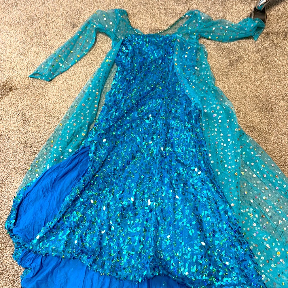 Girls small/medium Elsa sequin dress
